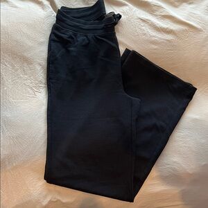 Aritzia Black Waffle Pants
